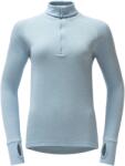 Devold Expedition Woman Zip Neck női garbó L / világoskék