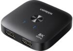 UGREEN HDMI switch 2x1, 8K 60Hz, Ugreen AW700, USB-C, LED diódákkal (KF2360876)