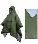 Traveler Waterproof Poncho/sleeping bag/blanket Army green (TR-13)