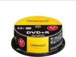 Intenso DVD+R 4, 7 Gb 16x, cutie tip „cake box, 25 buc. /rolă (etichetă cu numărul 25) (4111154)