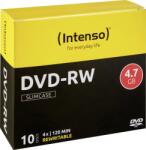 Intenso DVD-RW 4, 7 Gb 16x, carcasă subțire, 10 buc. /pachet (etichetă cu numărul 10) (4201632)