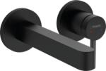 Hansgrohe egykaros falsík alatti mosdócsaptelep 16, 8 cm-es kifolyóval, matt fekete (HG-76051670)
