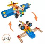 Simba Toys Eichhorn Construct: Avion biplan de asamblat (100007202) Set bricolaj copii