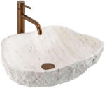 Rea Isla 49x37 cm matt white-gray/stone-brown/beige (REA-U0642)