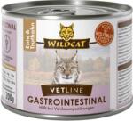 Wildcat Vetline Gastrointestinal kacsa és pulyka konzerv nedves macskatáp, 200 g. Minimum rendelés: 6 db !