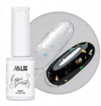 AlleLac Top Hibrid Allelac 6g Rosie Beauty Holo Vágott Fólia Hatással (Top do paznokci z brokatem drobinkami)