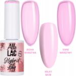 AlleLac Hibrid lakk Allelac 6g Led/uv Gel Polish Pink Misty Rose Rózsaszín (Lakier Do Paznokci Na Karnawał Imprezę)