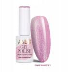AlleLac Hibrid lakk Allelac 6g Led/uv Gel Polish Pinks PI39 Rosy Glow (lakier do paznokci różowy z drobinkami brokat)