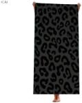 Shein Fekete Strandtörölköző Leopárd Mintás S07__90X180 (sh260525161586358777316)