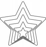ORION 5x Lyukasztók Csillag csillag keksz formák mézeskalács keksz (8592381155100)
