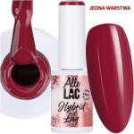 AlleLac Hibrid lakk Allelac 6g Led/uv Gel Polish Red Bloody Vörös Vérvörös (Lakier Do Paznokci Na Karnawał Imprezę)