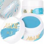 AlleLac Körömdíszítő paszta Allelac 5g Art Gel Rugalmas Kék Nr3 (Żel do zdobienia paznokci nailart artgel)