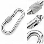 Milwar Karabiner karabiner biztonsági túra tűzoltó 8mm hinta (KAT77702)
