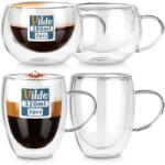 Vilde 4x Duplafalú Termo pohár teás kávé italokhoz 280+320ml (5900670118843)