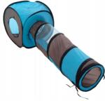 Zooplus Connect 2in1 Alagút fülke játszótér játék macska nyúl összecsukható 140 cm (4054651692615)