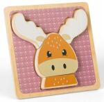 Bigjigs Toys AG15 Bigjigs Toys oktató puzzle fa puzzle nagy részek (36037)