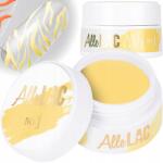 AlleLac Körömdíszítő paszta Allelac 5g Art Gel Rugalmas Sárga Yellow Nr1 (Żel do zdobienia paznokci nailart artgel)