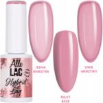 AlleLac Hibrid lakk Allelac 6g Led/uv Gel Polish Pink Mocha Rose Rózsaszín (Lakier do paznokci idealny kolor na jesień)