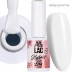 AlleLac Hibrid lakk Allelac 6g Led/uv Gel Polish White Snow Fehér (Lakier Do Paznokci Na Karnawał Imprezę)