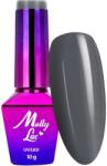 Molly Lac Hibrid lakk Mollylac 10g Fashion Outfit Eclipse Sötétszürke Szürke Nr347 (Lakier do paznokci idealny kolor na jesień)