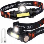 Verk Group Cob Fejlámpa 4in1 Fejlámpa Mágnessel 250 lm Led (08311)