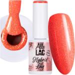 AlleLac Hibrid lakk Allelac 6g Led/uv Gel Polish Flash Glitter Orange (Lakier Brokatowy Na Karnawał Blask Drobinki)