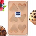 ORION Szilikon keksz sütőforma muffin szívek (8592381258153)