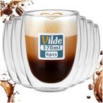 Vilde 6x Duplafalú Termo pohár teás-kávés italokhoz 370 ml (5900670118683)