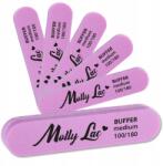 Molly Lac 5x Kétoldalas körömpolírozó Mollylac Mini Buffer reszelő 100/180 (Polerka pilnik do paznokci buffer mini 100180)