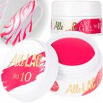 AlleLac Körömdíszítő paszta Allelac 5g Art Gel Rugalmas Erős Rózsaszín Nr10 (Żel do zdobienia paznokci nailart artgel)