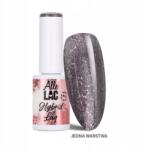 AlleLac Hibrid lakk Led/uv Gel Polish Browns Smoky Glitter AlleLac 6g (Lakier Brokatowy Na Karnawał Blask Drobinki)