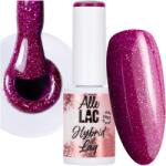 AlleLac Hibrid lakk Allelac 6g Led/uv Gel Polish Flash Glitter Purple (Lakier Brokatowy Na Karnawał Blask Drobinki)