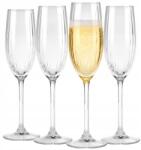 Excellent Houseware 4x Pezsgős Poharak prosecco pezsgős pohár szett 210 ml (CC7001800)
