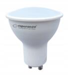 Esperanza GU10 6W Led izzó, meleg fehér fény (3000K), 120°-os sugárzási szög, nagy hatékonyságú (ELL142)