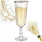 Vilde Pohár Csíkos Vonalak Arany pezsgő prosecco pezsgő 120 ml (5900670114418)