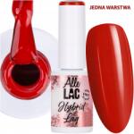 AlleLac Hibrid lakk Allelac 6g Led/uv Gel Polish Red Radiant Piros (Lakier Do Paznokci Na Karnawał Imprezę)