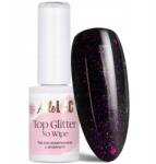 AlleLac Top Hibrid Allelac 7g Glitter No Wipe Fairy Csillogó szemcsék Csillámpor (Top lakier hybrydowy do paznokci 7g brokat)