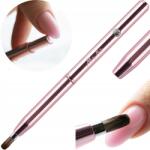 Molly Nails Zselés ecset Mollynails Automatikus Macskanyelv Oval Pro 10mm Nr6 (Automatyczny pędzelek do zdobień różowy)