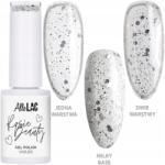 AlleLac Hibrid lakk Allelac 6g Led/uv Gel Polish Rosie Beauty Soft Ezüst (Lakier Brokatowy Na Karnawał Blask Drobinki)