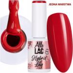 AlleLac Hibrid lakk Allelac 6g Led/uv Gel Polish Red Ruby Flame Piros (Lakier Do Paznokci Na Karnawał Imprezę)