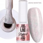 AlleLac Hibrid lakk Allelac 6g Led/uv Gel Polish Purple Misty Fluff Szálak (Lakier do paznokci idealny kolor na jesień)