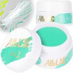 AlleLac Körömdíszítő paszta Allelac 5g Art Gel Rugalmas Türkiz Menta Nr2 (Żel do zdobienia paznokci nailart artgel)