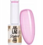 AlleLac Hibrid lakk Allelac 5g Creamy French Candy Pink Rose Nr186 (Lakier Do Paznokci Na Karnawał Imprezę)