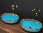 Rea Margot 52x40 cm blue/gold (REA-U8709)