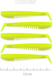  Nevis Impulse Shad Flash Lemonade 7, 5 cm 3, 05 g 5 db/csomag gumihal