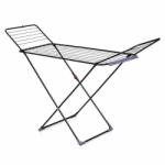 LUNARO Uscator de rufe pliabil LUNARO Wing Plus-Bk, Spatiu uscare 18m, Suport special sosete, Incarcare 15kg (Negru)