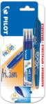 Frixion Pilot Pilot Frixion Ball toll készlet, 3 kék töltővel, 0.7 mm (AMLC901BBM)