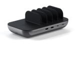 Satechi Statie de incarcare Satechi Dock5, 5 dispozitive, USB-C PD si wireless, gri spatial (ST-WCS5PM-EU)