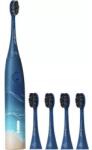 happybrush ECO VIBE 3 Starter Kit Ocean szájápoló készülék + 4 utántöltő, Elektromos, Kék/Bézs (HBV3O4RW)