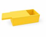 numioo sárga tárolódoboz csúszó fedéllel, 15x10x5cm (MPzPPzPbDM1Z)